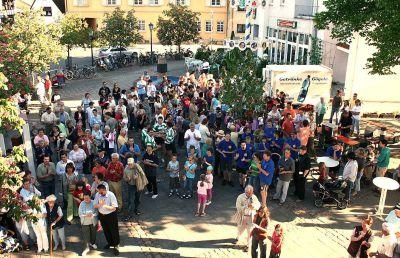 Zunftbaumfest auf dem Rathausplatz