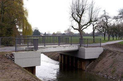 Kraichbachbrcke fr den Verkehr freigegeben